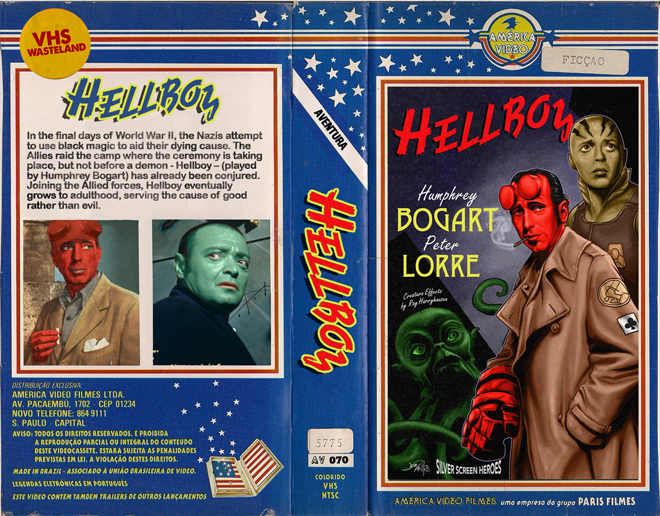 HELLBOY CUSTOM VHS COVER